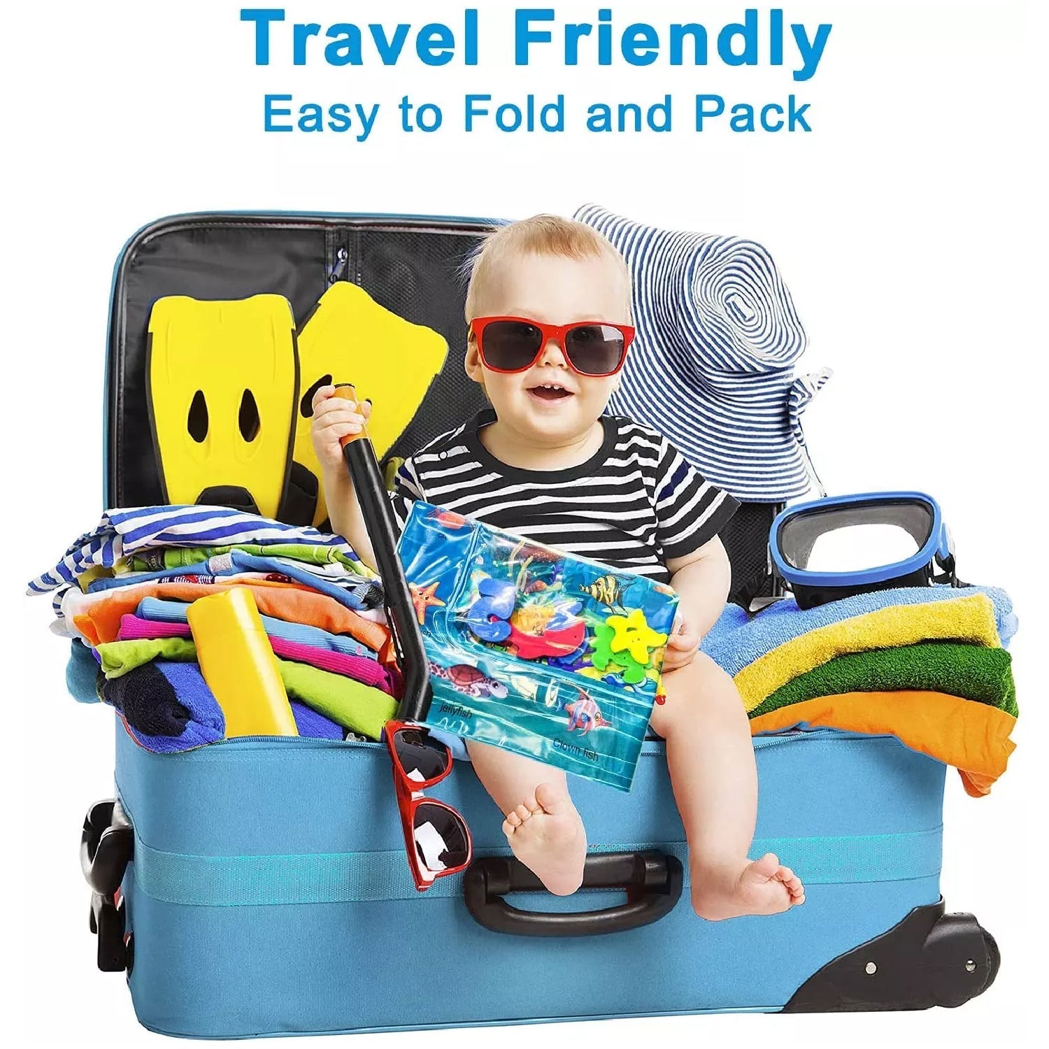Inflatable baby play mat with water Inflatable baby play mat with water